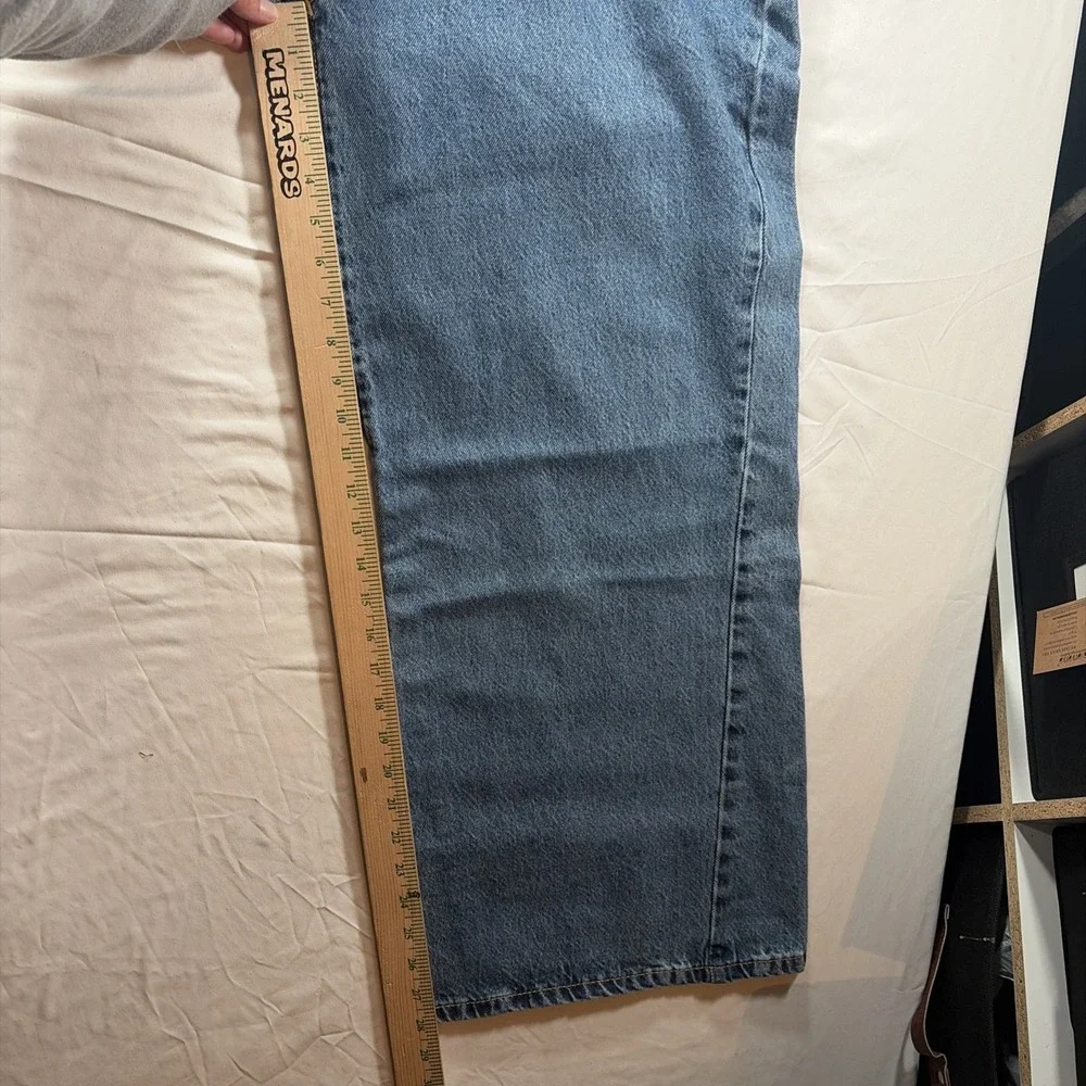 Levi's Premium Twisted Baggy Wide Leg Men's Jeans Size 36x30 Brand New Belted